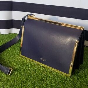 NWT Ted Baker Navy Blue Erica Purse